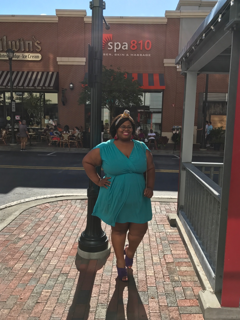 GCGme styles the Louisa dress in a size 4X for a smashing red carpet look at the Atlanta TCF Style Expo