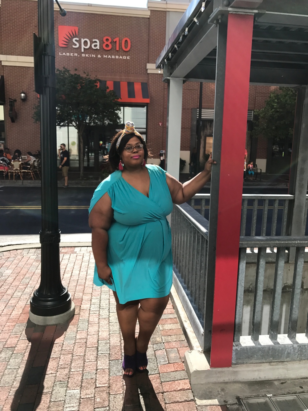 GCGme styles the Louisa dress in a size 4X for a smashing red carpet look at the Atlanta TCF Style Expo